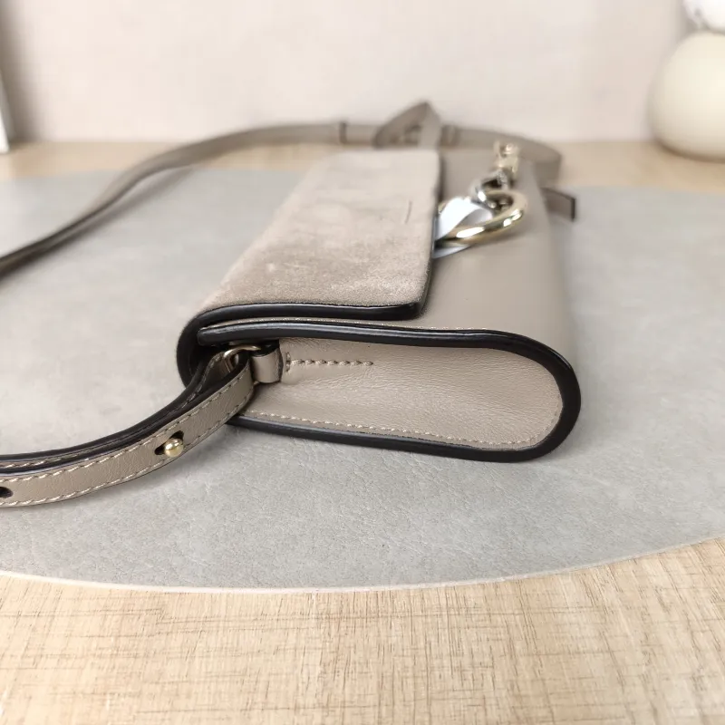 Chloé Shoulder Bagfaye Crossbody Bag Grey Calfskinmini18 × 3.5 × 10.5 cm — detail view 12 of 12