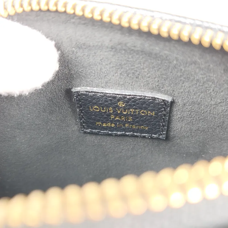 Louis Vuitton Crossbody Bag Speedy Nano Black · White Monogram Empreinte Embossed Calfskin nano 16 × 7.5 × 10 cm — detail view 3 of 10