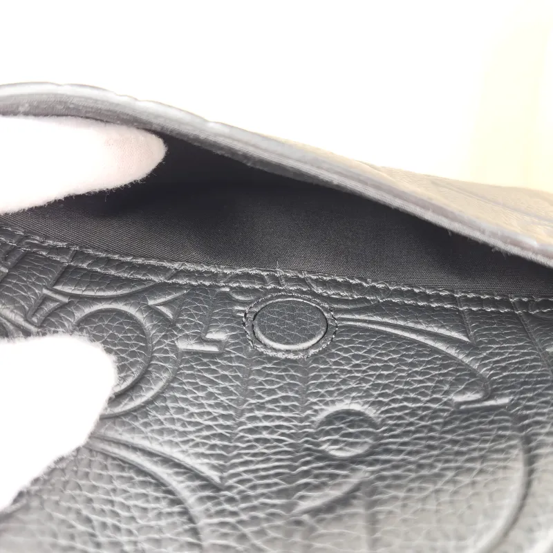 DIOR Crossbody Bag Black Calfskin Small 23 × 6 × 17.5 cm — detail view 8 of 12