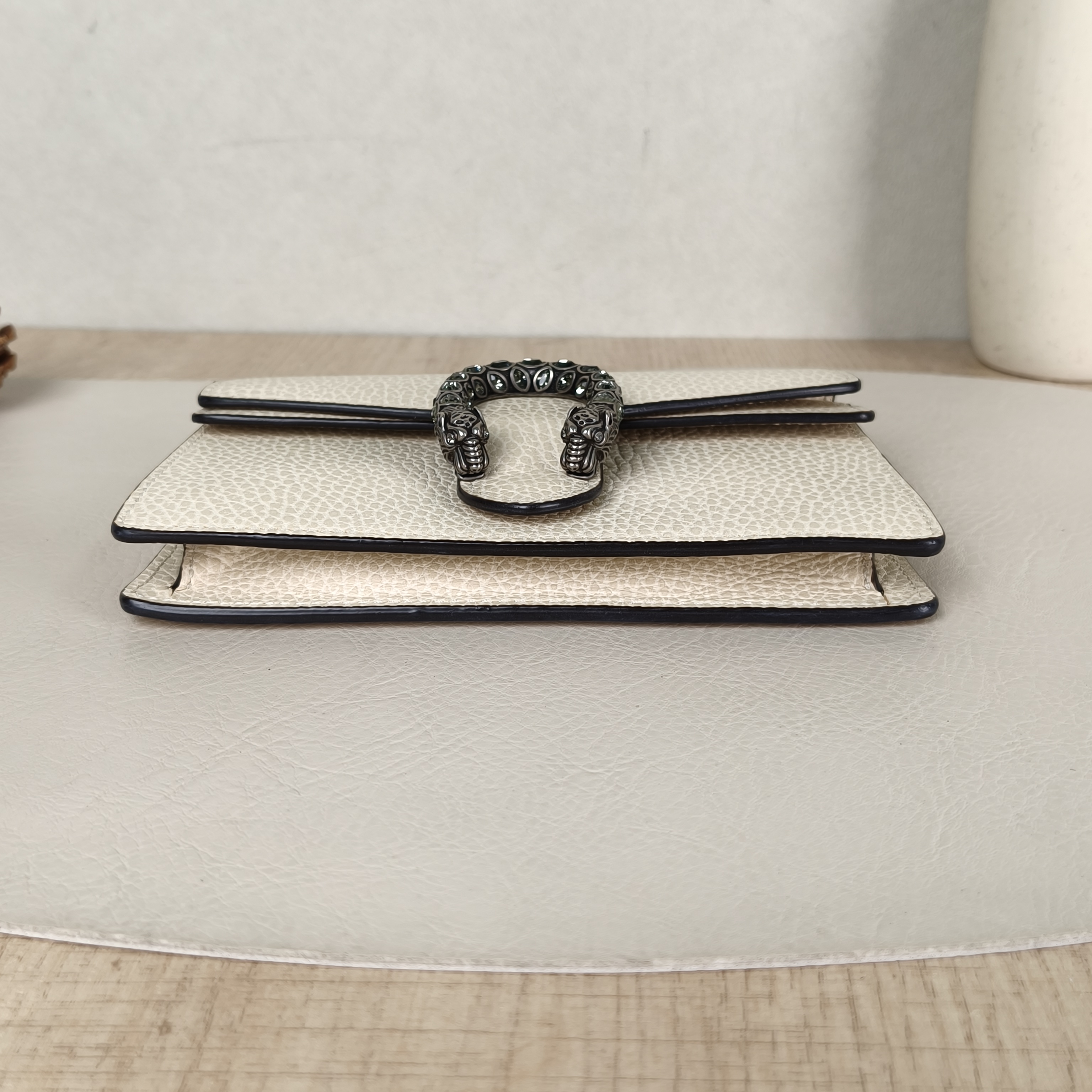 GUCCI Crossbody Bag Dionysus White Calfskinmini16.5 × 4.5 × 10 cm — cover view 2 of 6