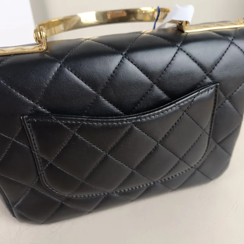 Chanel Crossbody Bag 24c mini Black Lambskin One Size 20.5 × 6 × 14 cm — detail view 7 of 13