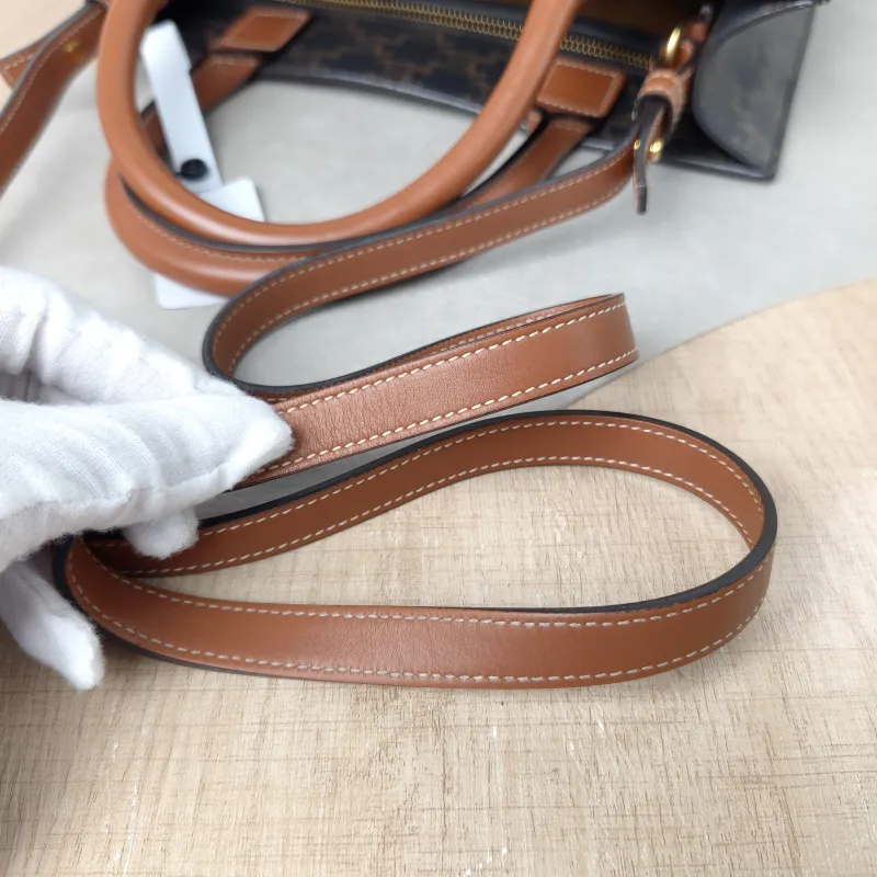 CELINE Crossbody Bag CABAS Monogram PVC Small 28.5 × 8 × 33 cm — detail view 5 of 12