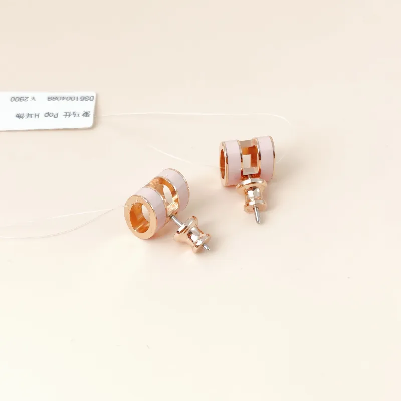 Hermès Earrings Pop HE arrings Pink Large — cover view 5 of 7