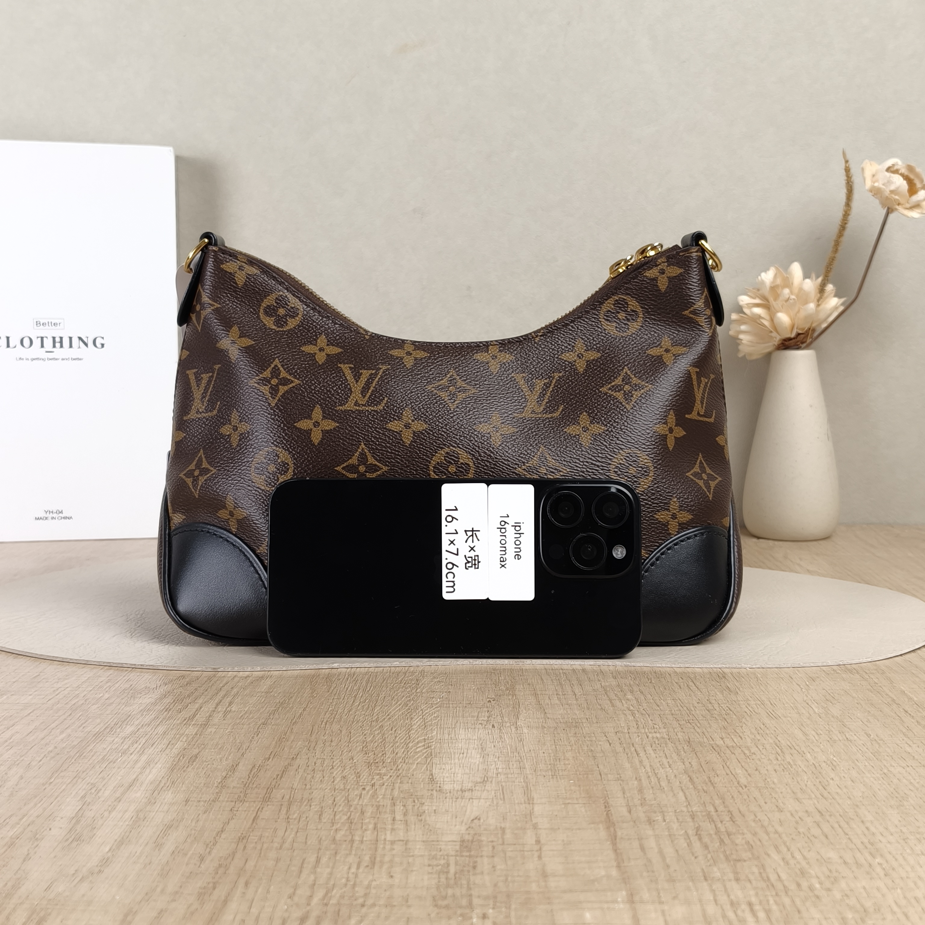 Louis Vuitton Crossbody Bag Boulogne PVC Small26 × 9.5 × 16 cm — cover view 4 of 5