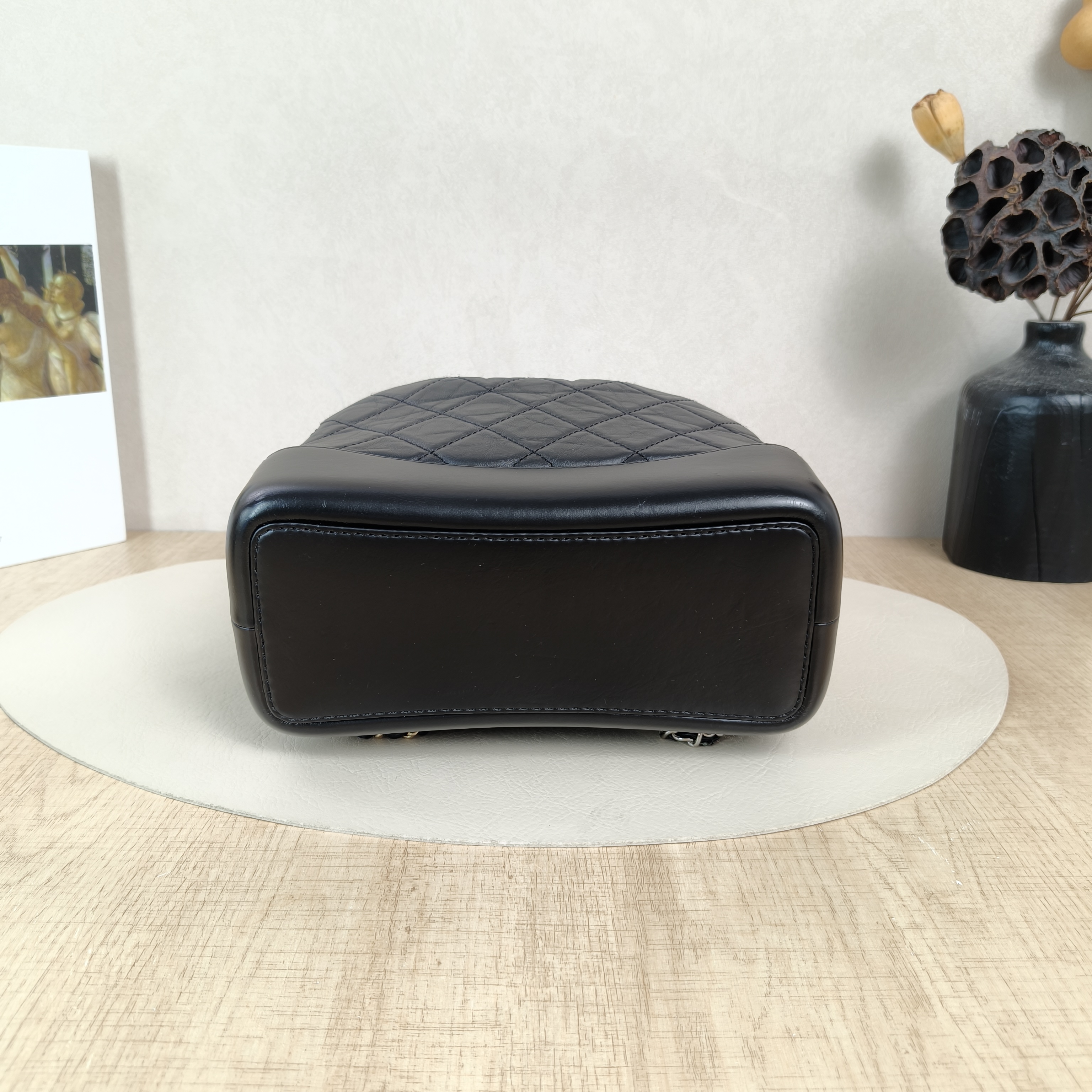 Chanel Backpack Gabrielle Backpack Black CC alfskin Small22.5 × 10.5 × 23 cm — cover view 3 of 5