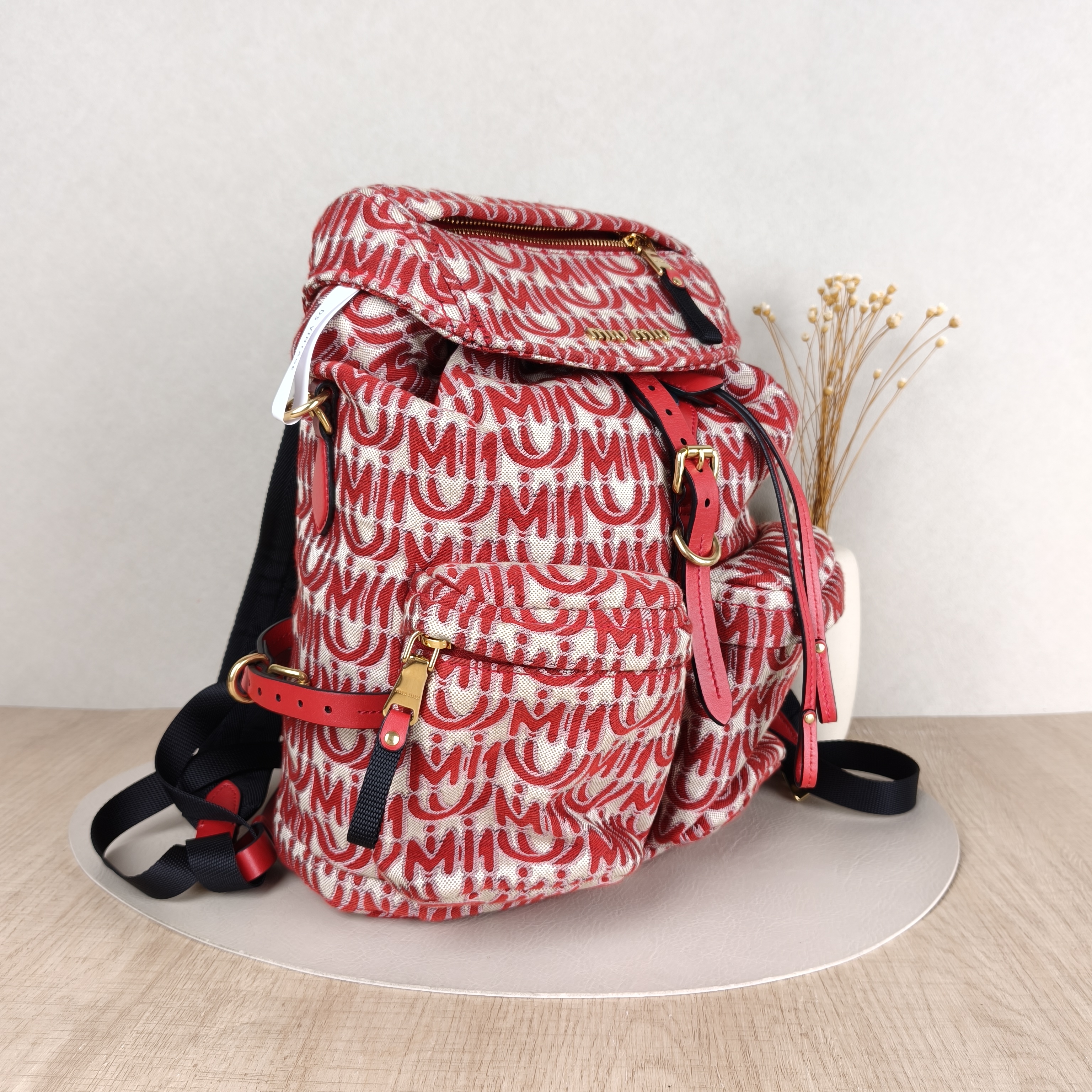 Miumiu Backpack Backpack White One Size26 × 11 × 33 cm — cover view 4 of 5