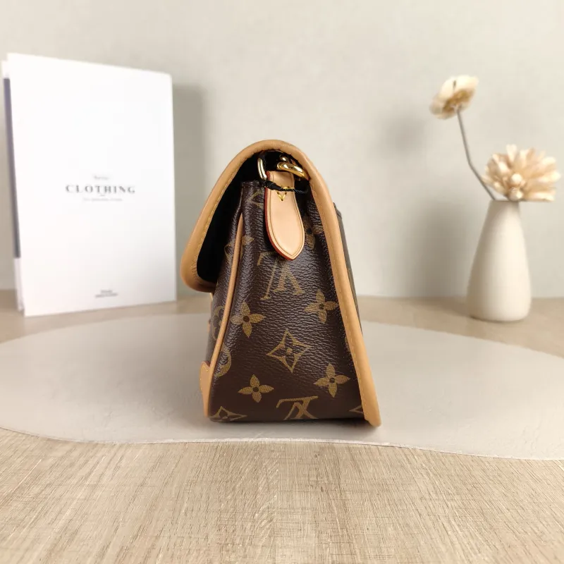 Louis Vuitton Crossbody Bag Diane Baguette Bag Shoulder Strap PVC Small 24 × 9 × 15 cm — detail view 8 of 12