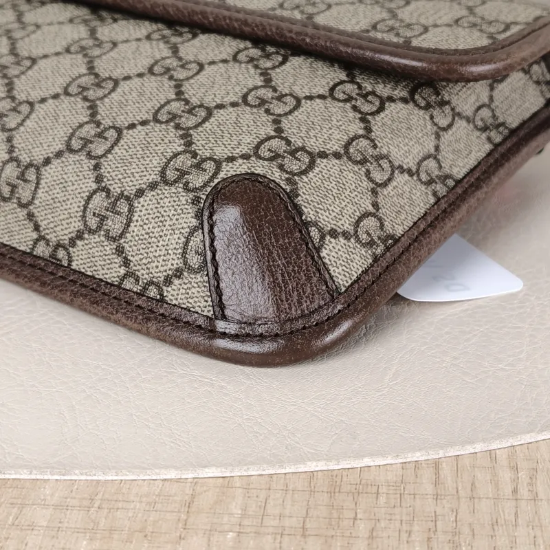 GUCCI Crossbody Bag Neo Vintage Belt Bag Monogram PVC Medium 24 × 4 × 17 cm — detail view 1 of 11