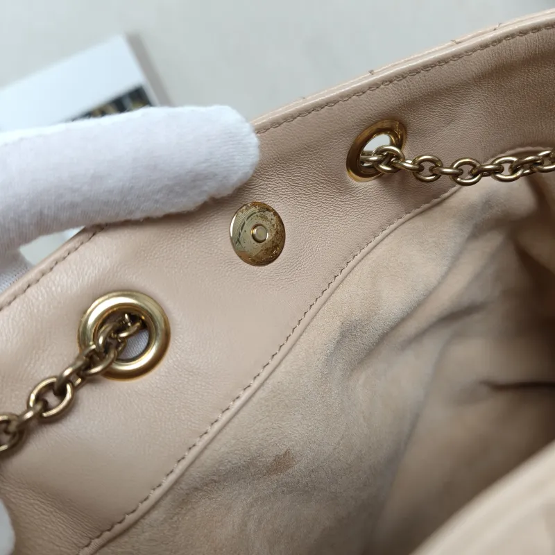 DIOR Shoulder Bag Ammi Beige Lambskin Medium31 × 13 × 18 cm — detail view 4 of 11