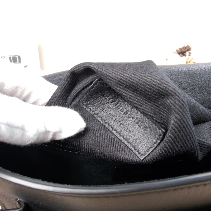 SAINT LAURENT Crossbody Bag Niki Besace Messenger Bag Black Calfskin Small 21.5 × 9.5 × 16 cm — detail view 9 of 13
