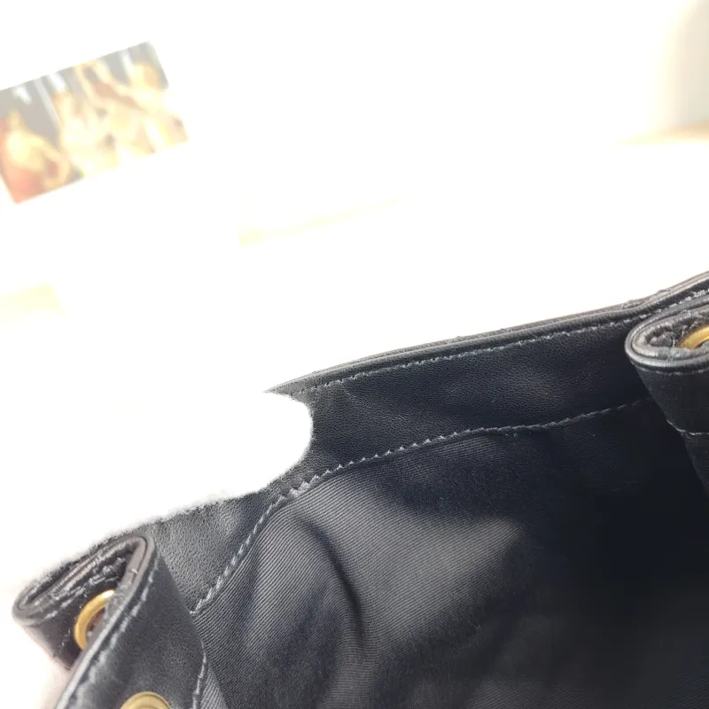 SAINT LAURENT Crossbody Bag NOLITA Black SL ambskin Mini 18 × 6 × 13 cm — detail view 3 of 13