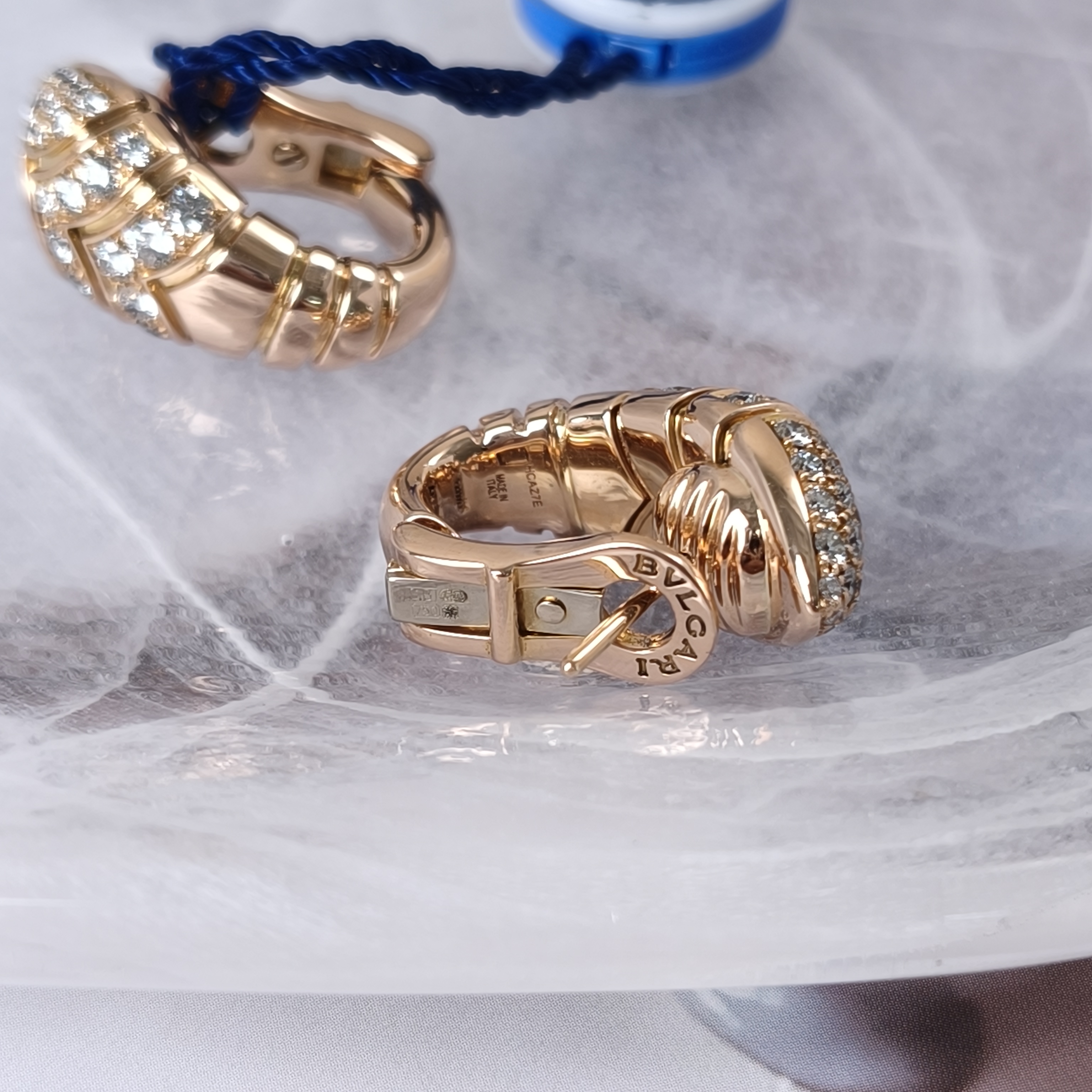 Bvlgari Earrings Serpenti Collection Earrings Gold18K Diamond One Size — cover view 7 of 11