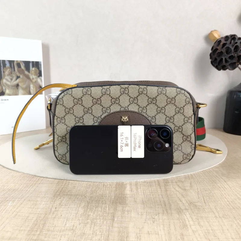 GUCCI Crossbody Bag Neo Vintage Camera Bag Monogram PVC Medium 24 × 7 × 14.5 cm — cover view 3 of 5