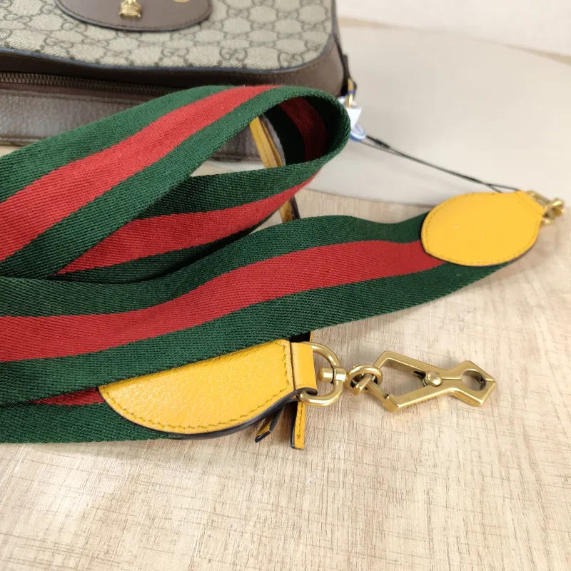 GUCCI Crossbody Bag Neo Vintage Camera Bag Monogram PVC Medium 24 × 7 × 14.5 cm — detail view 9 of 10