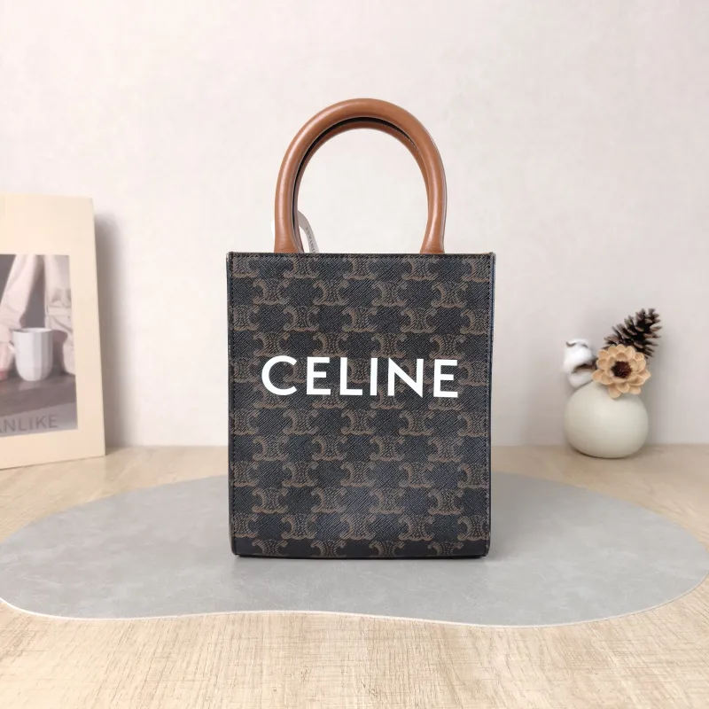 CELINE Crossbody Bag CABAS Mini Monogram PVC Mini 17 × 4 × 20.5 cm
