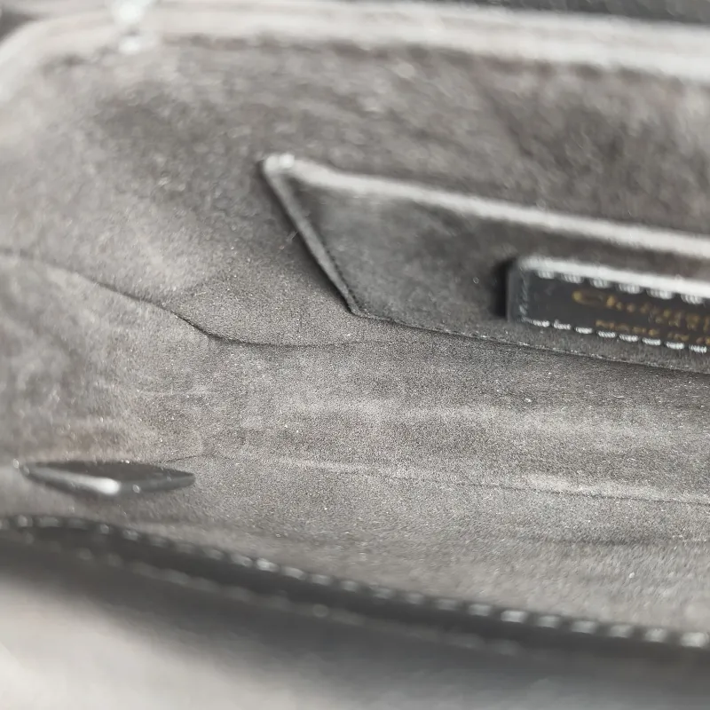 DIOR Crossbody Bag Jolie Top Handle Pearl Crossbody Bag Black Calfskin Mini 19 × 7 × 12 cm — detail view 10 of 12