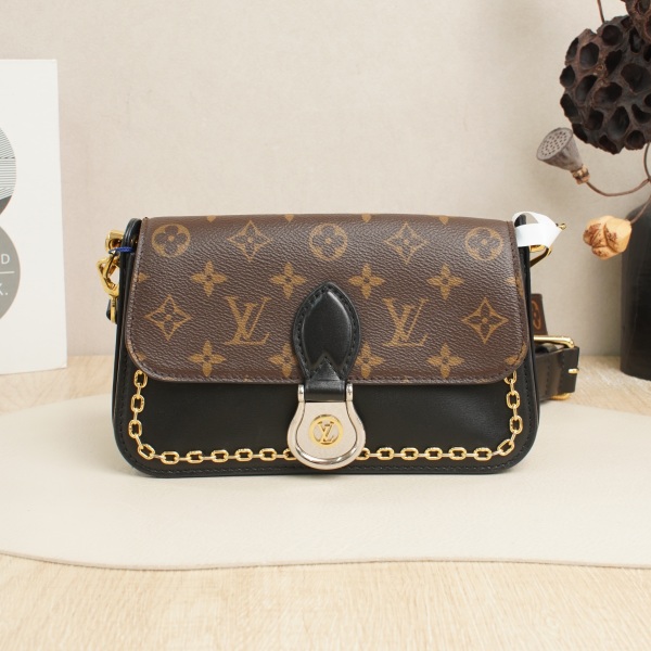 Louis Vuitton Messenger Bag Black Monogram · Shoulder Strap · 22 × 6 × 13 cm