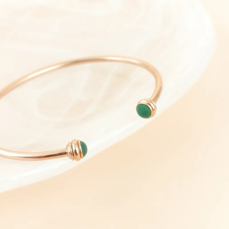 PIAGET Bangle Possession Collection Bangle Malachite 18KR ose Gold One Size 16 — cover view 7 of 7