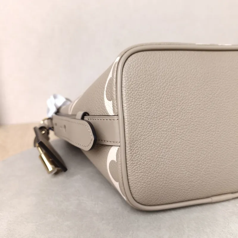 Louis Vuitton Top Handle Bag ALL IN BB · White Empreinte Embossed Calfskin BB 16 × 12 × 18 cm — detail view 14 of 14
