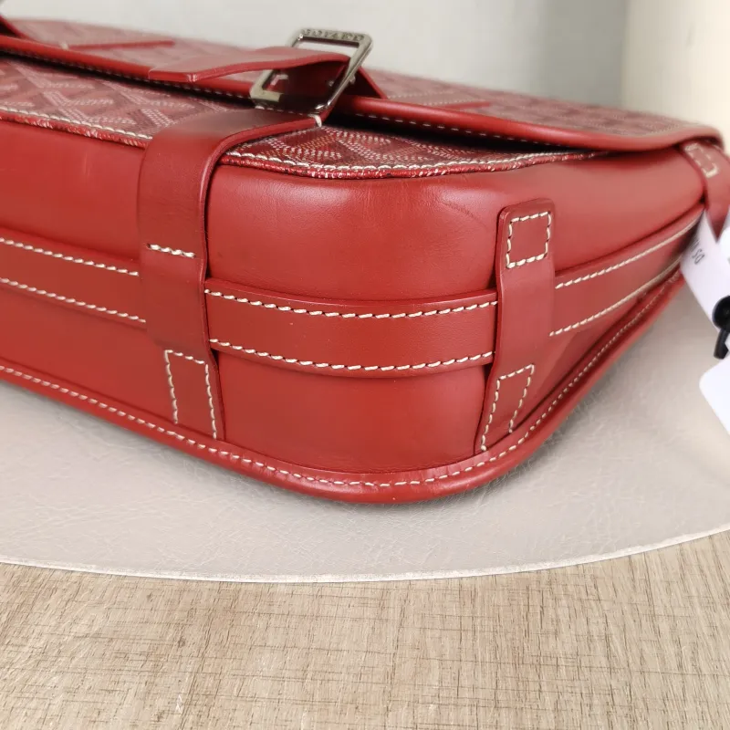 GOYARD Crossbody Bag Messenger Bag Crossbody Bag Red PVC 28.5 × 8 × 20 cm — detail view 5 of 11