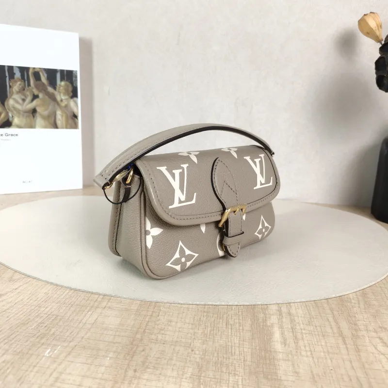 Louis Vuitton Crossbody Bag Diane Baguette Bag Empreinte Embossed Calfskin Monogramnano19 × 6 × 10.5 cm — cover view 4 of 5