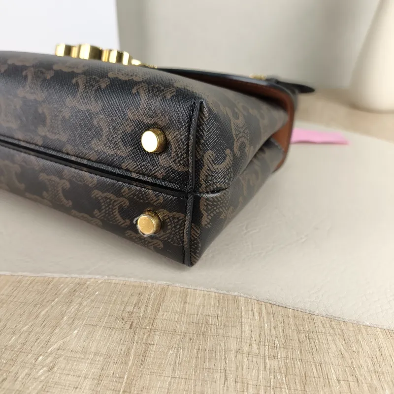 CELINE Top Handle Bag TEEN NINO Top Handle Bag Monogram PVC Small 20 × 8 × 13 cm — detail view 5 of 10