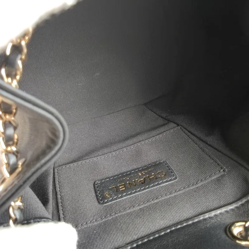 Chanel Backpack Duma Black Lambskin Small18 × 9.5 × 19 cm — detail view 12 of 12