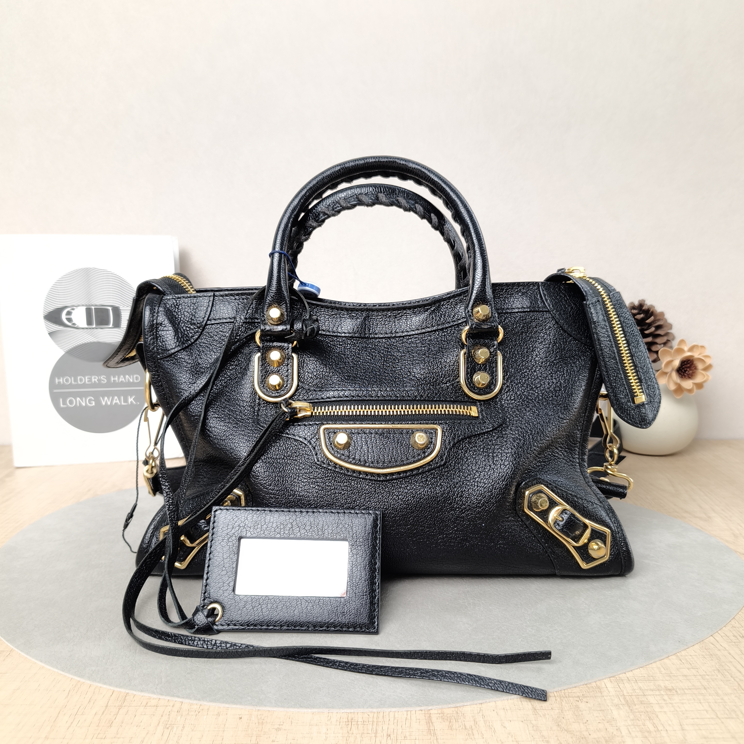 BALENCIAGA Crossbody Bag Classic City Black SL ambskin Small30 × 10 × 21 cm — cover view 4 of 6