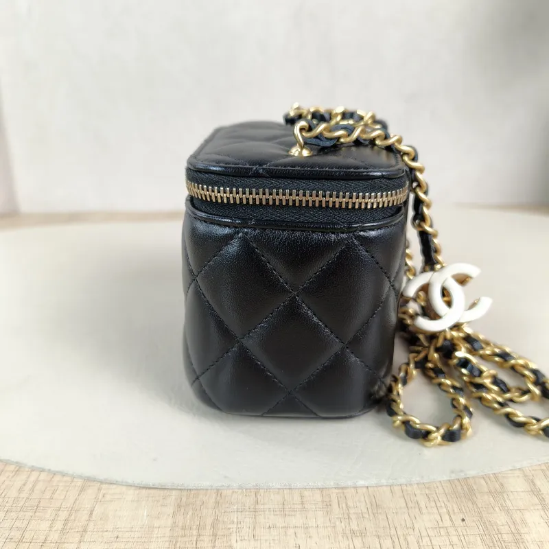 Chanel Crossbody Bag C Edition Black Lambskin One Size 11 × 7 × 9 cm — detail view 7 of 12