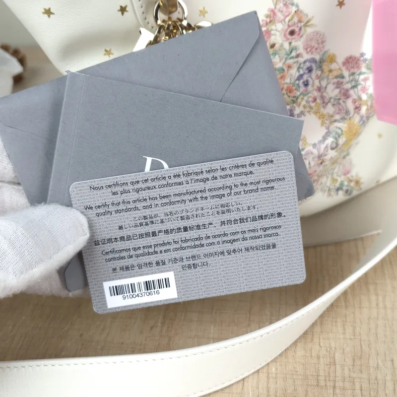DIOR Top Handle Bag TOUJOURS Edition White Calfskin Small 18.5 × 12 × 18.5 cm — detail view 3 of 13