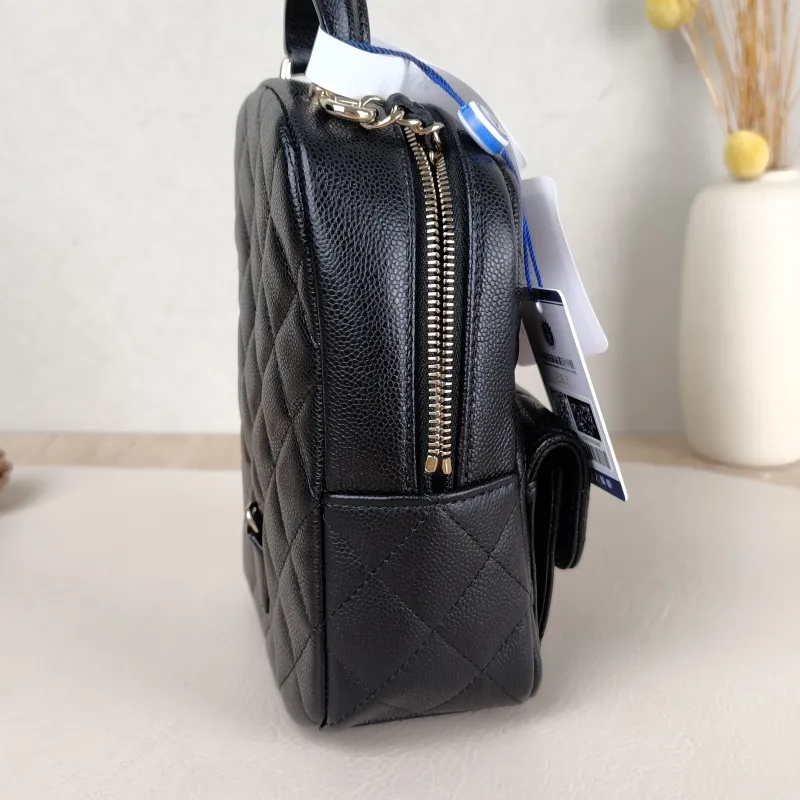 Chanel Backpack mini Backpack Collection Black Grained Calfskin One Size 13 × 9 × 18 cm — detail view 13 of 13