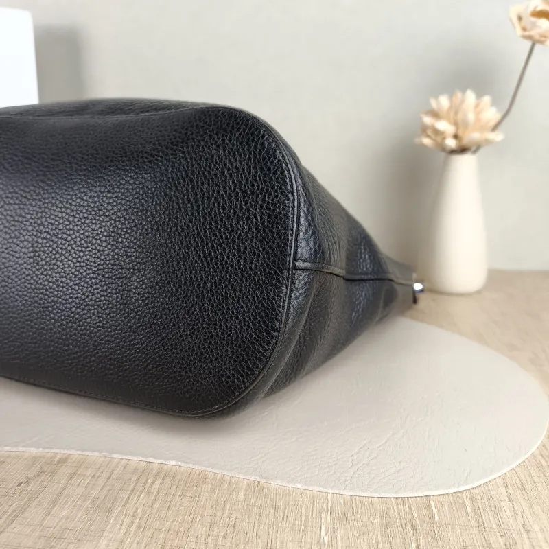 PRADA Shoulder Bag Bucket Bag Black Calfskin One Size 28 × 15 × 27 cm — detail view 2 of 11