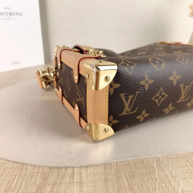 Louis Vuitton Crossbody Bag Side Trunk Box Monogram PVC Medium 23.5 × 8.5 × 16 cm — detail view 4 of 10