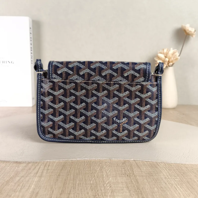 GOYARD Crossbody Bag PLUMET Blue PVC One Size 20.5 × 2.5 × 14 cm — cover view 5 of 5