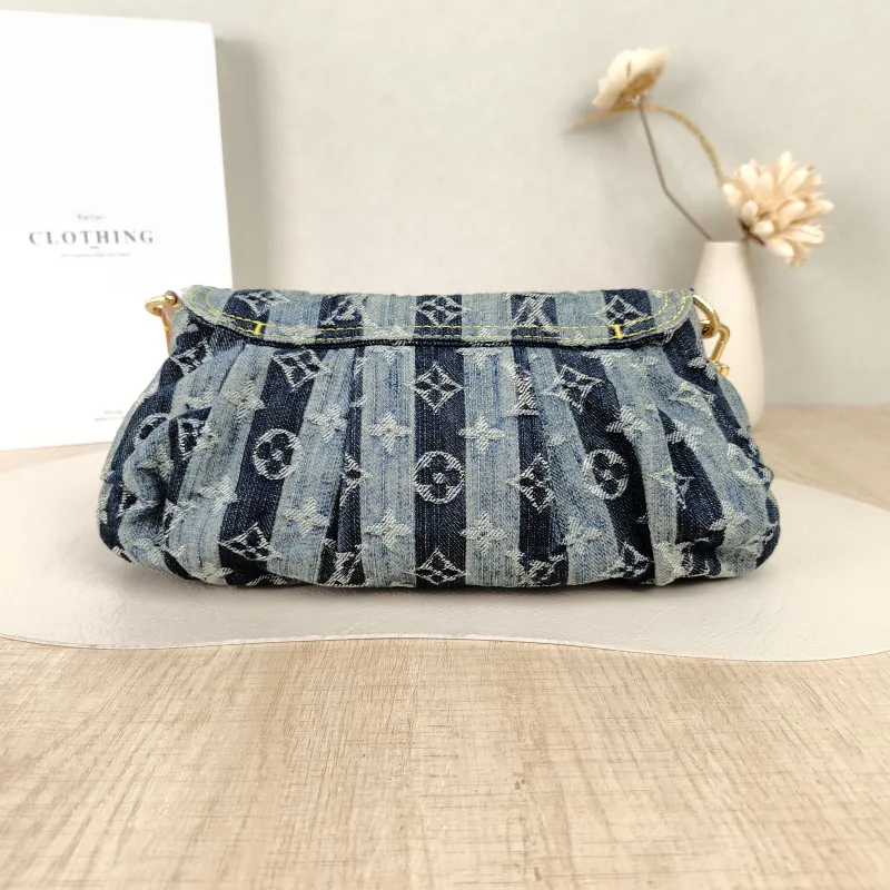 Louis Vuitton Shoulder Bag Vintage Shoulder Bag Blue One Size26 × 5 × 14 cm — cover view 3 of 5
