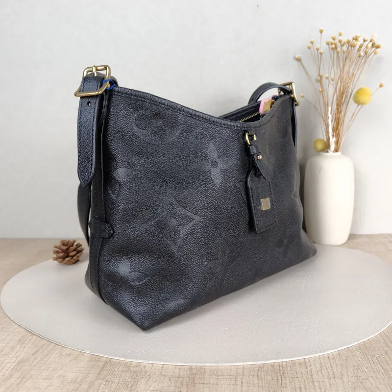 Louis Vuitton Crossbody Bag Carryall Black Calfskin Small29.5 × 12 × 24 cm — cover view 4 of 5