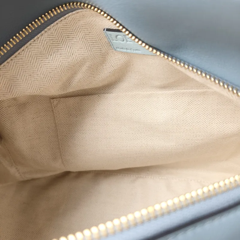 LOEWE Crossbody Bag Puzzle Blue Calfskin Medium 29 × 14 × 19.5 cm — detail view 12 of 12