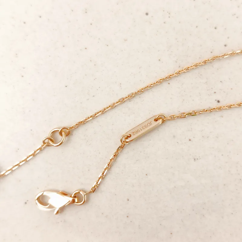 Van Cleef & Arpels Necklace Lucky Alhambra Necklace Pearl · White Mother-of-Pearl18KY ellow Gold One Size39cm — cover view 9 of 9