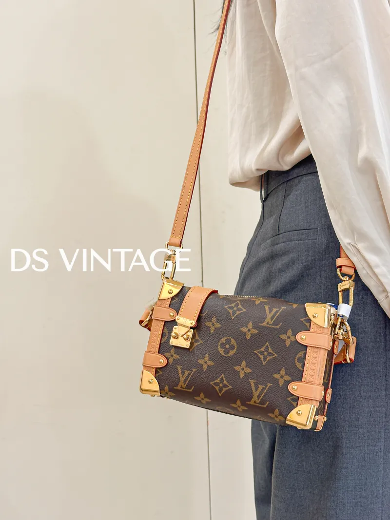 Louis Vuitton Crossbody Bag Side Trunk Box Monogram PVC Small 18 × 8 × 12.5 cm — on-model view 3 of 3