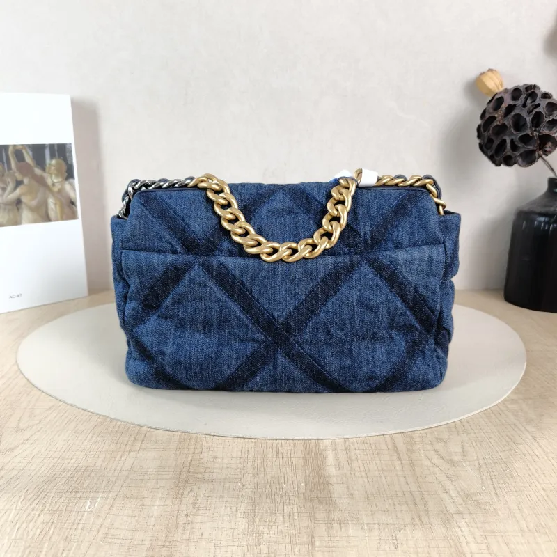 Chanel Crossbody Bag 19Bag Navy Small 26 × 9 × 16 cm — cover view 6 of 6