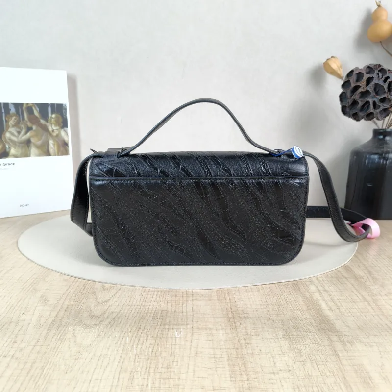 BALENCIAGA Shoulder Bag GOSSIP Black CC alfskin Small 23.5 × 10.5 × 12.5 cm — cover view 3 of 5