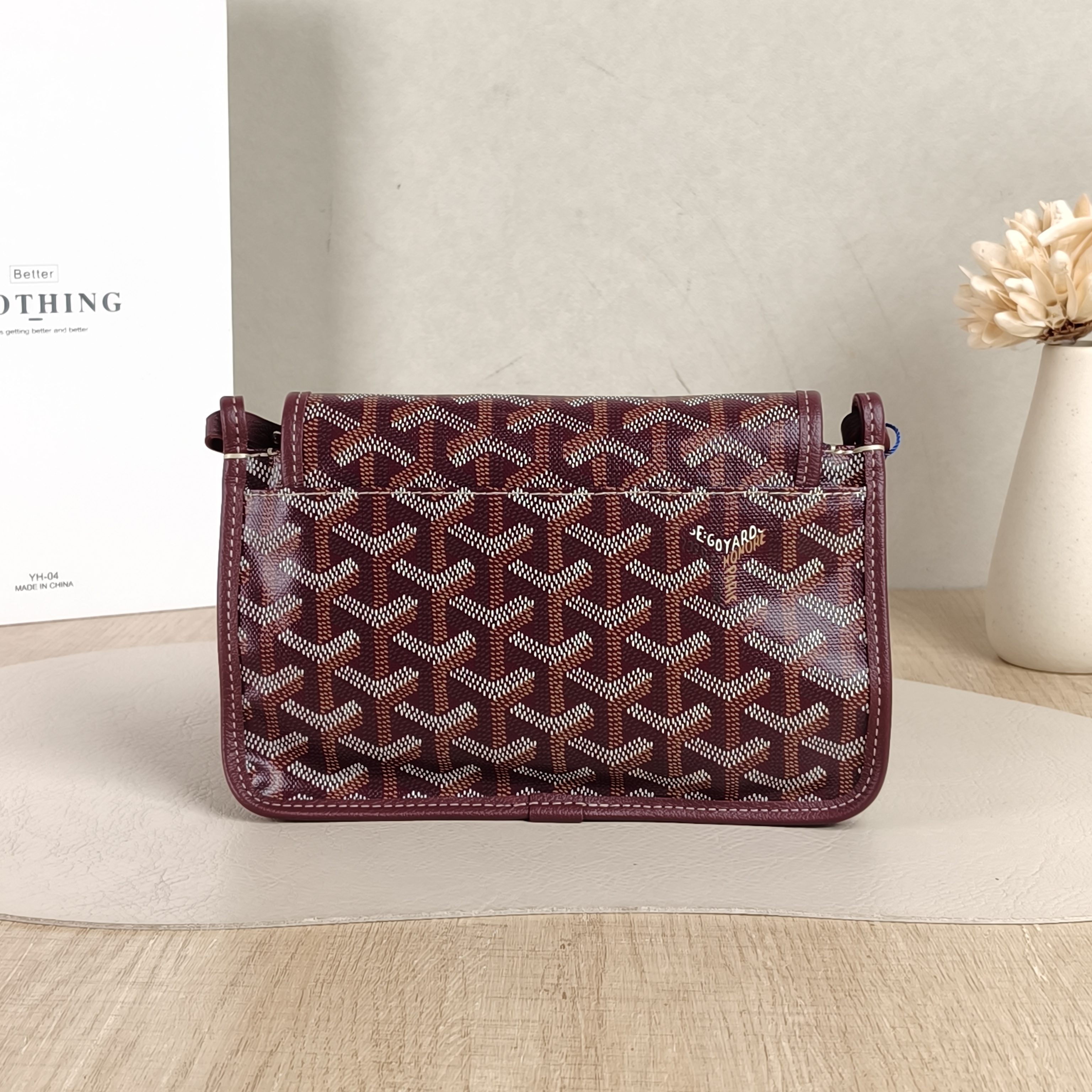 GOYARD Crossbody Bag PLUMET Red PVC One Size20.5 × 2.5 × 14 cm — cover view 5 of 6