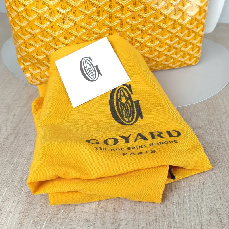 GOYARD Shoulder Bag Boheme Hobo​ Yellow PVC Small 43 × 14 × 27 cm — detail view 7 of 12
