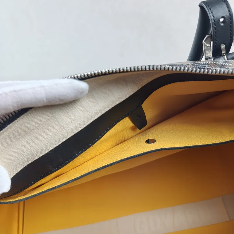 GOYARD Top Handle Bag Croisiere Black PVC One Size 53 × 25 × 25 cm — detail view 10 of 15