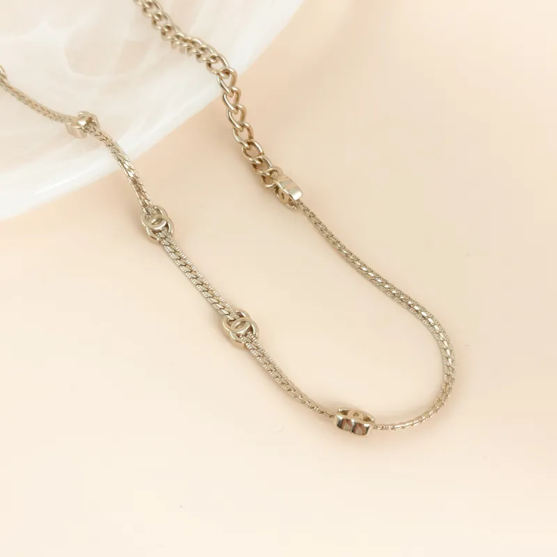 Chanel Necklace c Necklace Gold One Size 45cm โ cover view 3 of 7