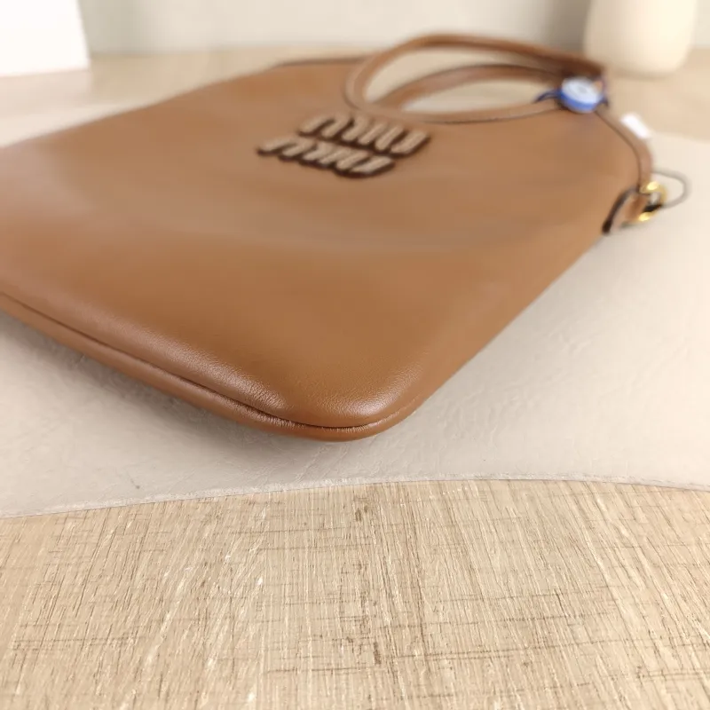 Miumiu Shoulder Bag IVY Tote Shopping Tote CC alfskin Mini 20*24 — detail view 7 of 10