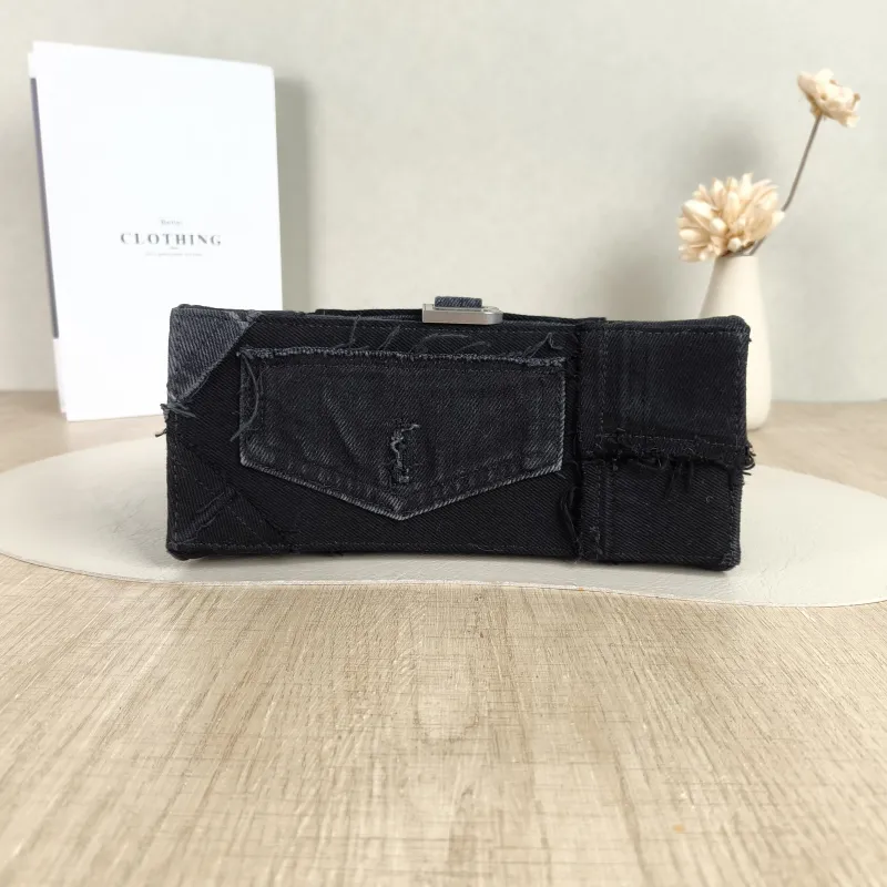 BALENCIAGA Crossbody Bag Hourglass Hourglass Bag Grey Small 23 × 10 × 14 cm — cover view 2 of 5