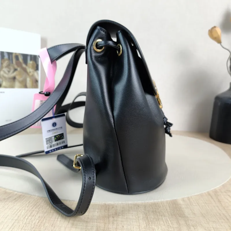 CELINE Backpack BONNIE Backpack Black Calfskin One Size18 × 13 × 25 cm — detail view 12 of 13