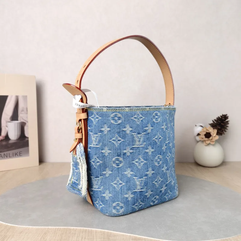 Louis Vuitton Top Handle Bag ALL IN BB Blue BB 16 × 12 × 18 cm — cover view 4 of 6