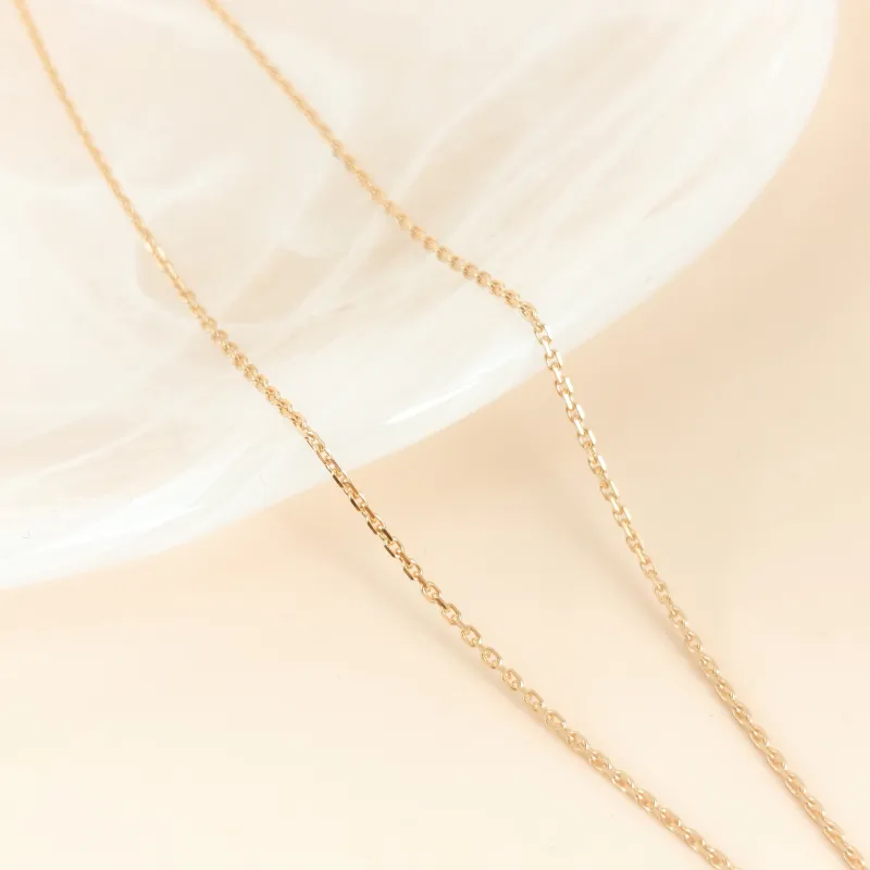 Van Cleef & Arpels Necklace Alhambra Alhambra Collection Necklace 26 Grey 18KY ellow Gold Diamond Vintage Small 42cm — cover view 6 of 10